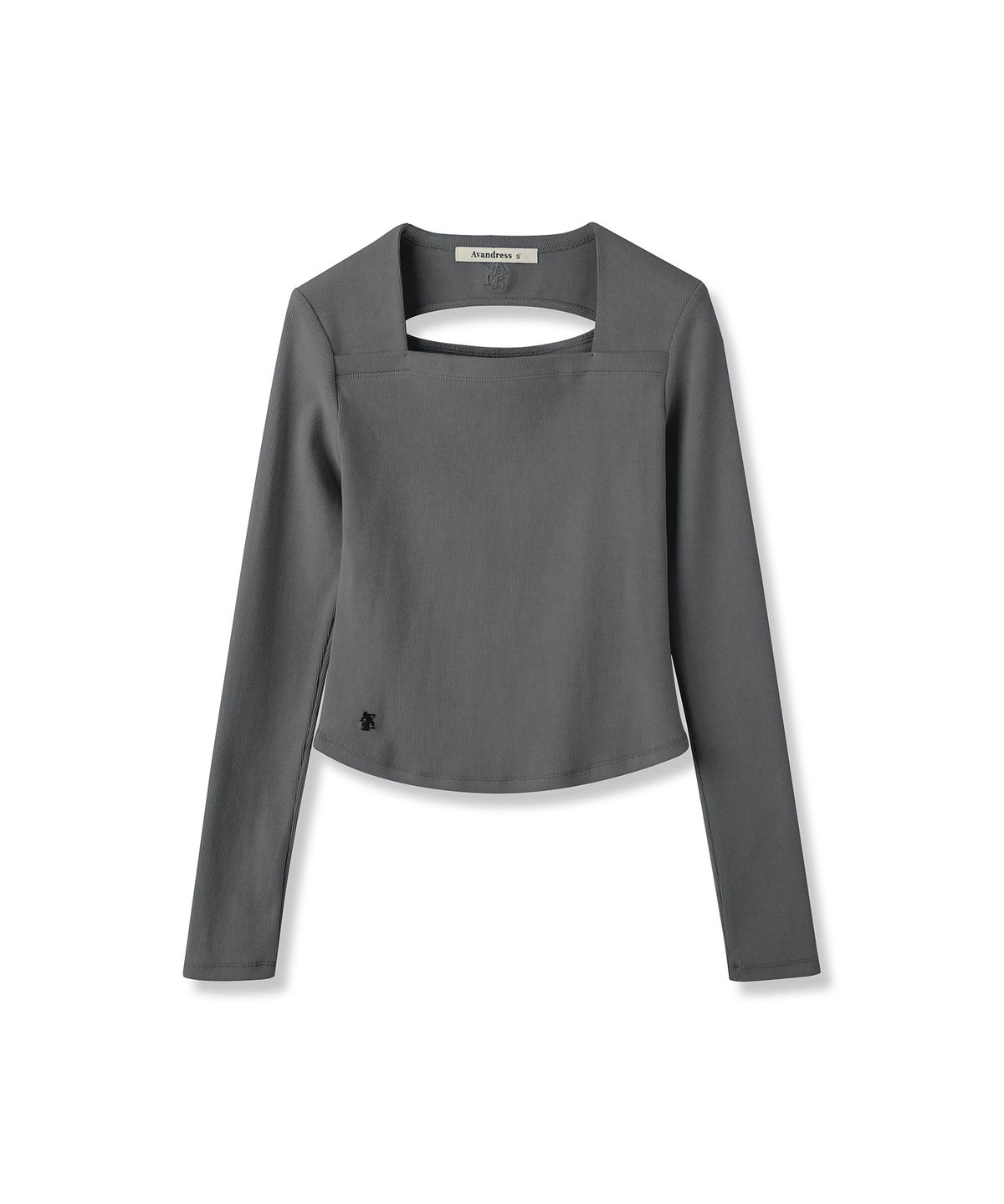 어반드레스(AVANDRESS) Pigment Back Hole Long Sleeve_4Colors