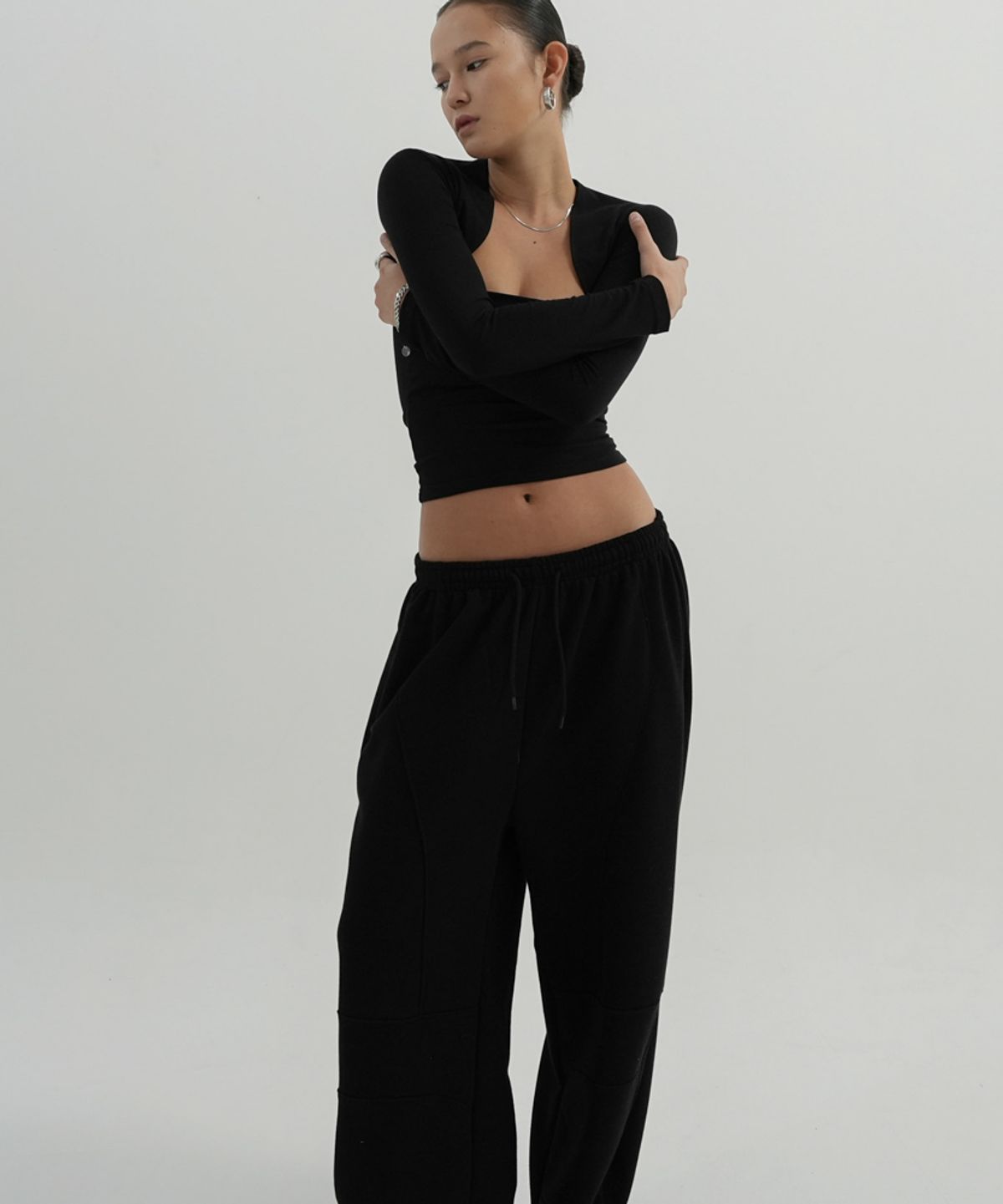 분트(VOONT) 2Way Sweat Pants (BLACK)
