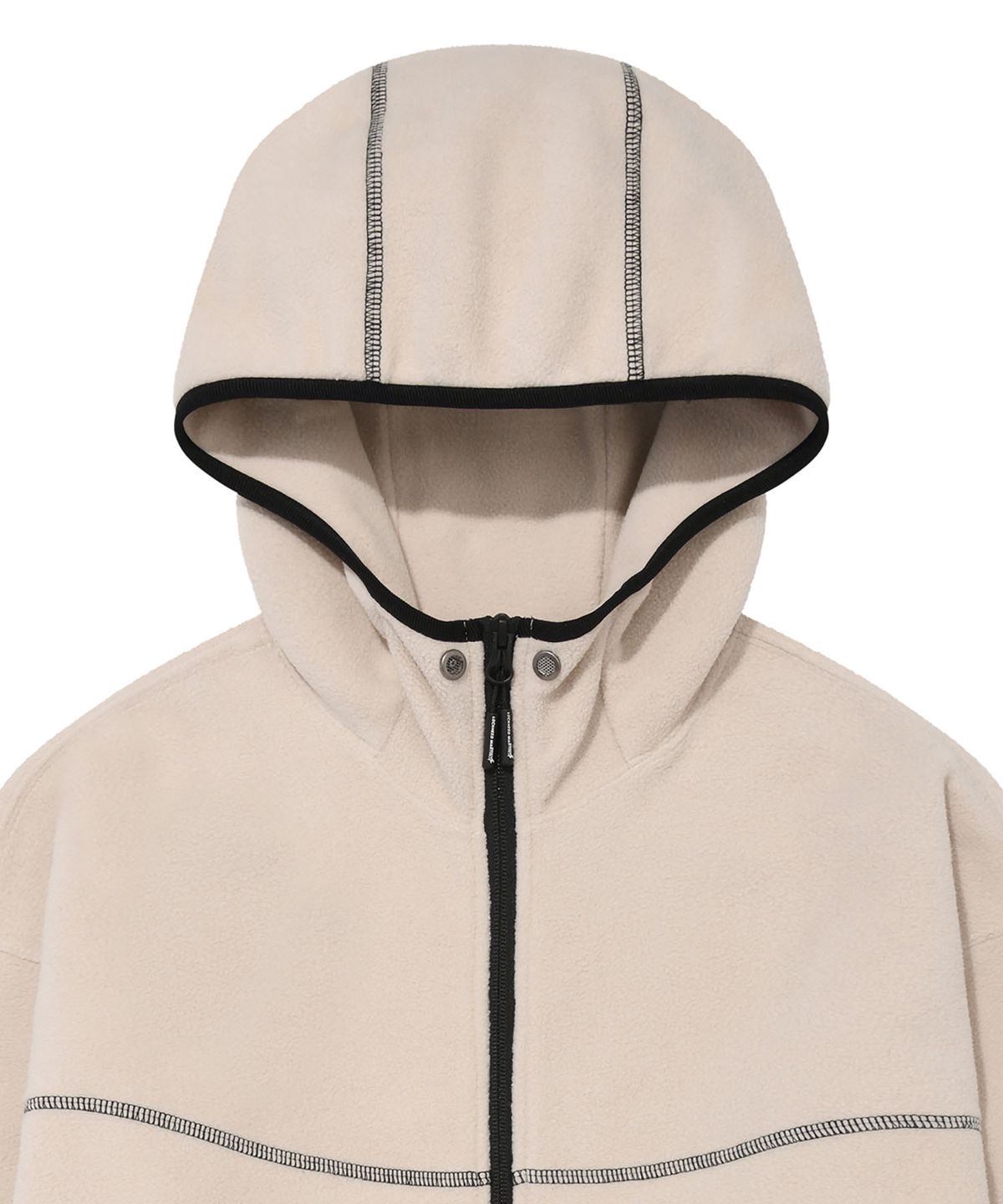 록히드마틴(LOCKHEED MARTIN) STITCH POINT FLEECE HOOD ZIP-UP (IVORY)