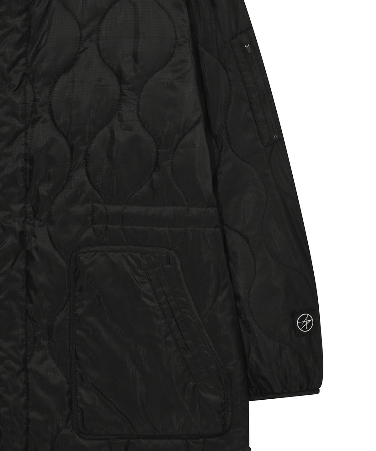 록히드마틴(LOCKHEED MARTIN) PADDING QUILTED LINNER LONG JUMPER (BLACK)