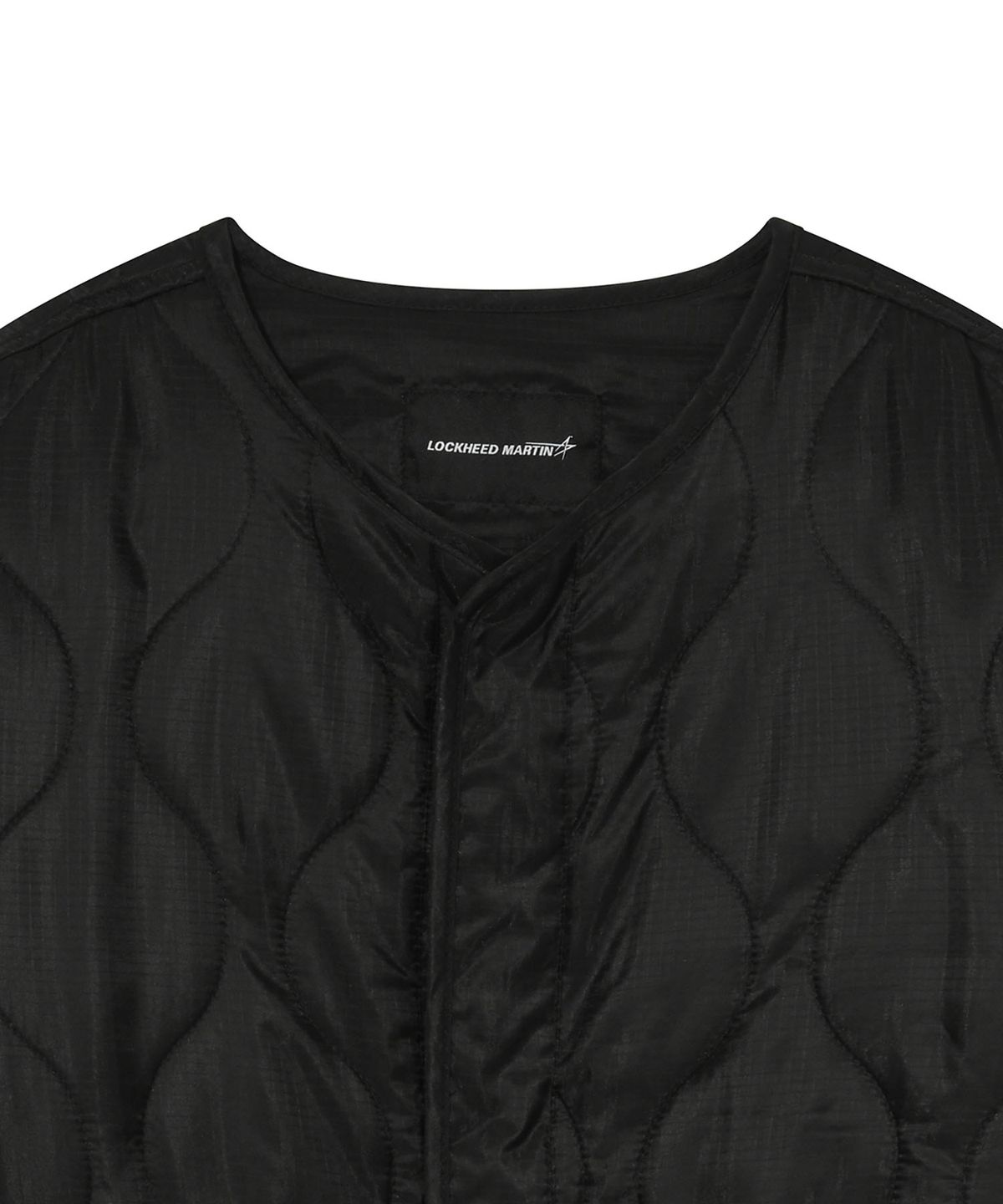 록히드마틴(LOCKHEED MARTIN) PADDING QUILTED LINNER LONG JUMPER (BLACK)