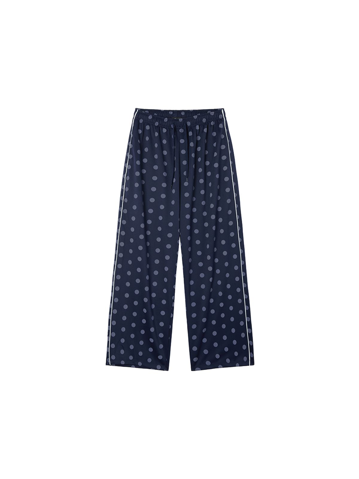 바니쉬먼트(VANISHMENT) Dot banding pants_navy