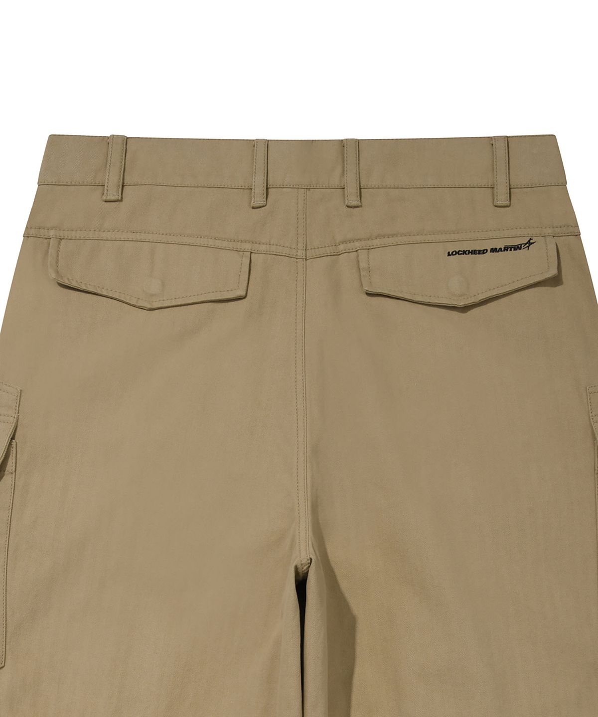 록히드마틴(LOCKHEED MARTIN) SIDE CARGO POCKET TUCK PANTS (BEIGE)