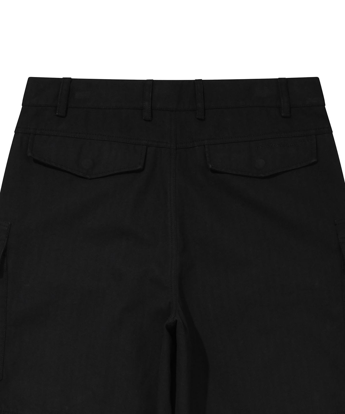 록히드마틴(LOCKHEED MARTIN) SIDE CARGO POCKET TUCK PANTS (BLACK)