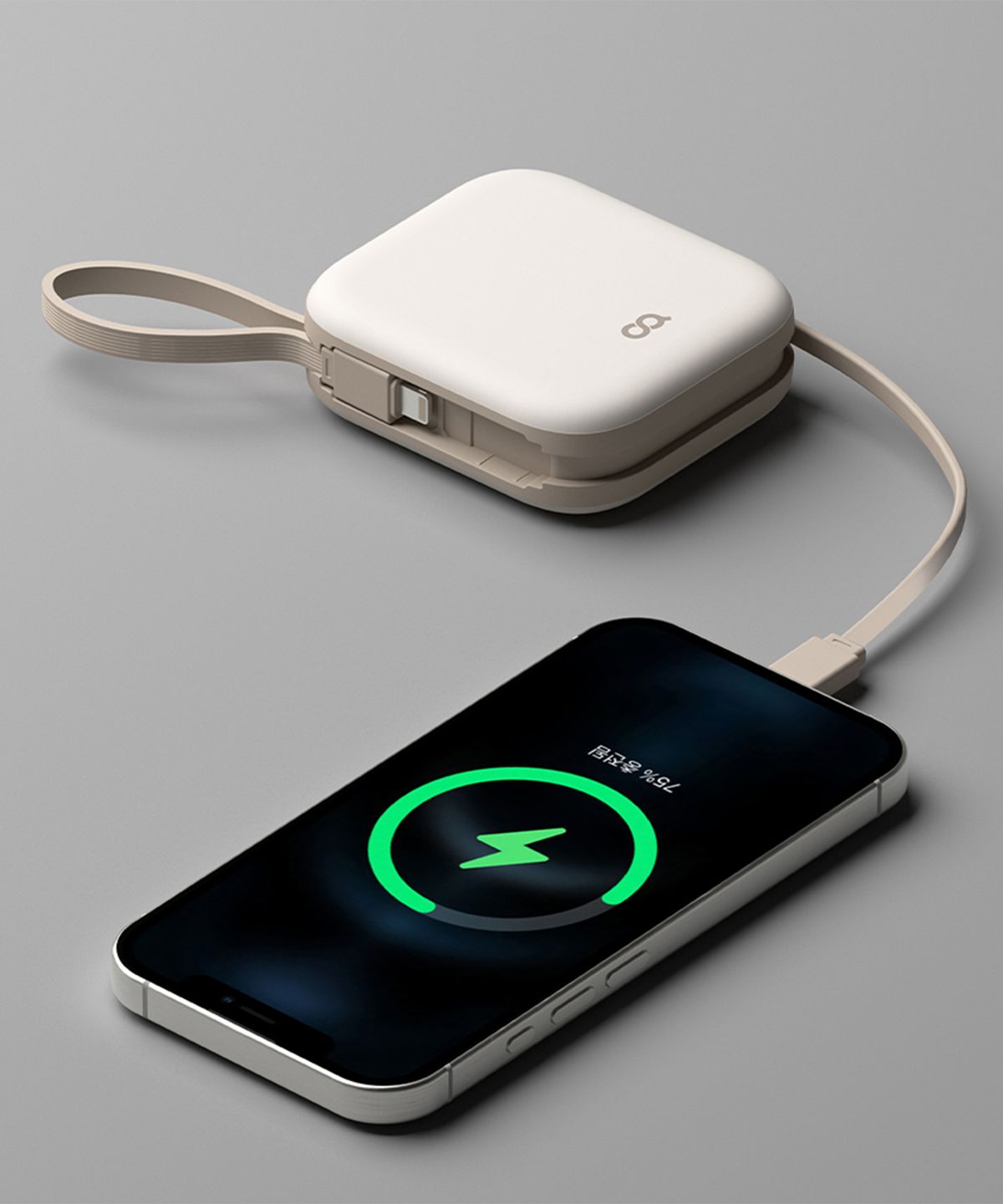 오아(OA) 퀵듀오 고속충전 일체형 보조배터리 10000mAh 미니 여행용 기내반입