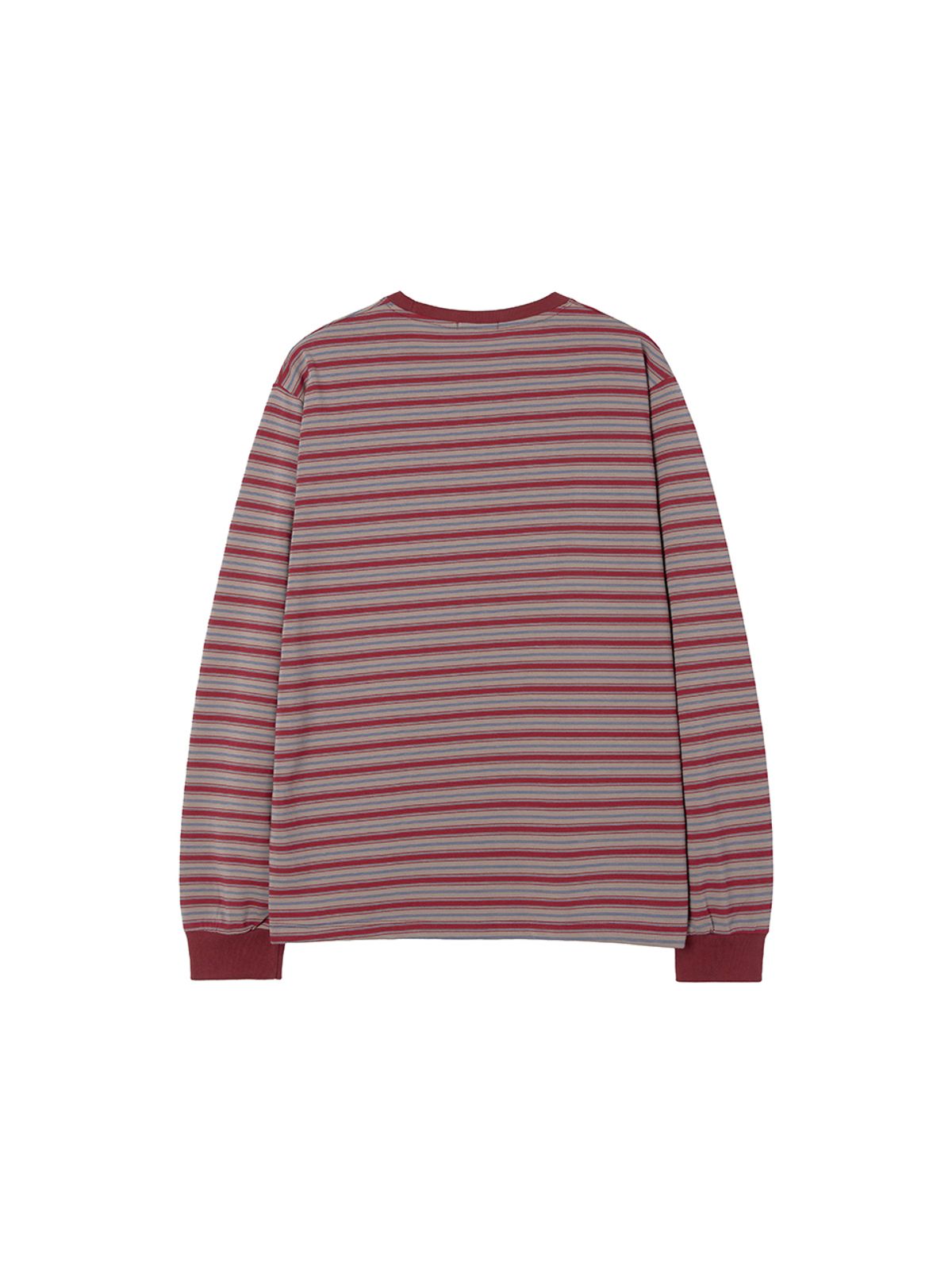 바니쉬먼트(VANISHMENT) Vintage long sleeve tee_wine