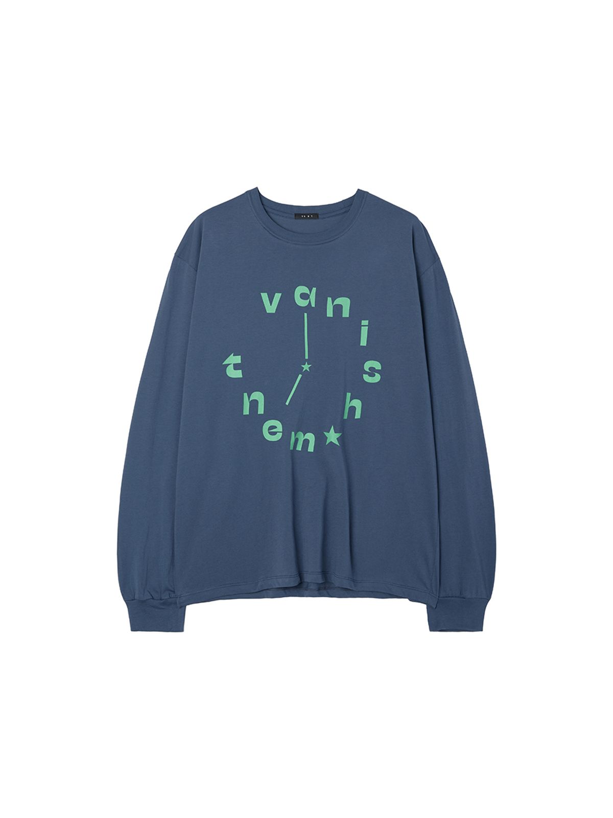 바니쉬먼트(VANISHMENT) Watch long sleeve tee_navy