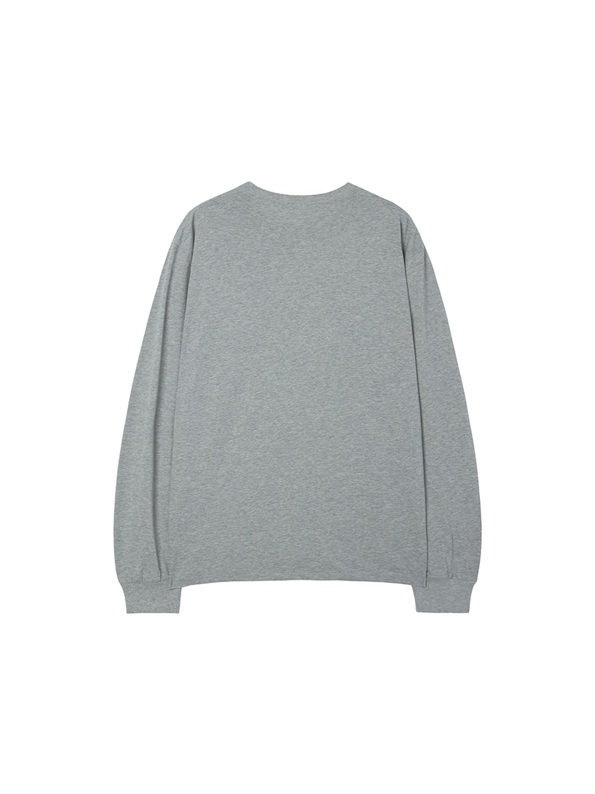 바니쉬먼트(VANISHMENT) Watch long sleeve tee_melange gray