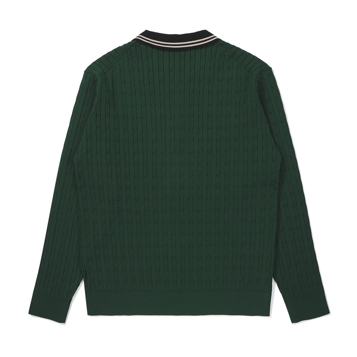 말본 골프(MALBON GOLF) 클래식 케이블 하프집 스웨터 GREEN (MAN)