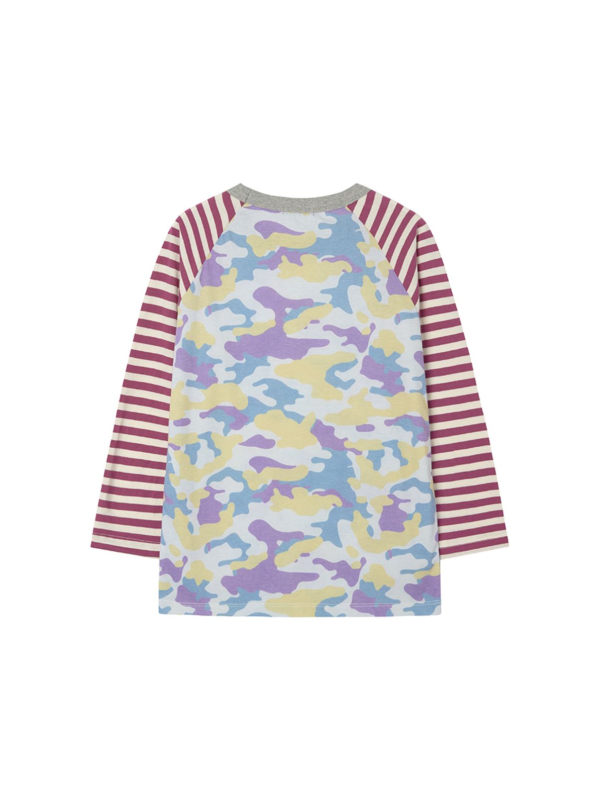 바니쉬먼트(VANISHMENT) Military candy pop tee_burgundy