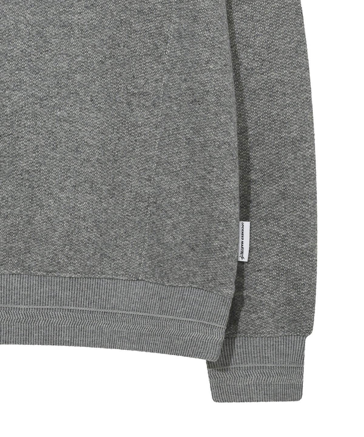 록히드마틴(LOCKHEED MARTIN) LM SMALL LOGO HALF-NECK KNITTED TS (GREY)