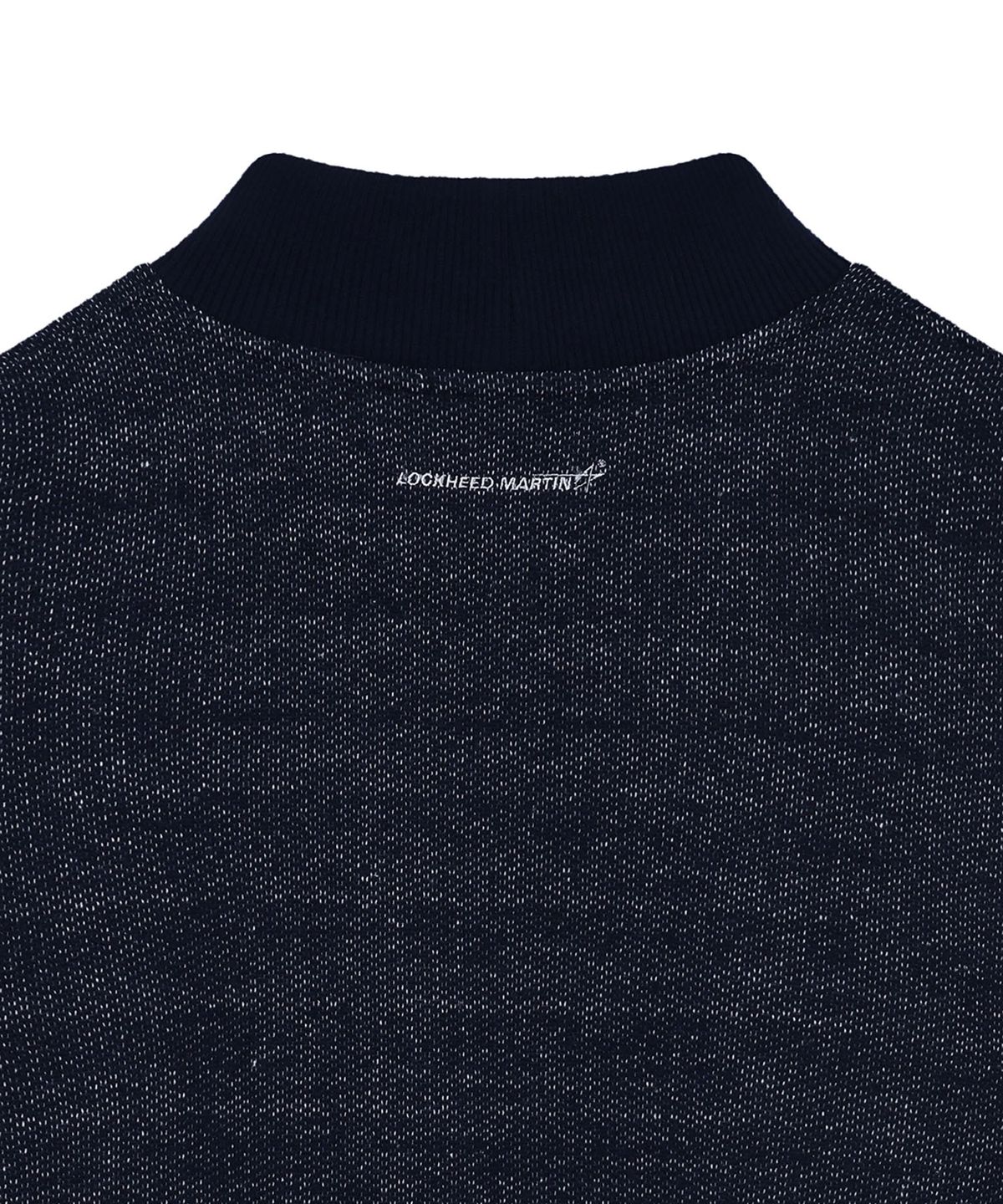 록히드마틴(LOCKHEED MARTIN) LM SMALL LOGO HALF-NECK KNITTED TS (NAVY)