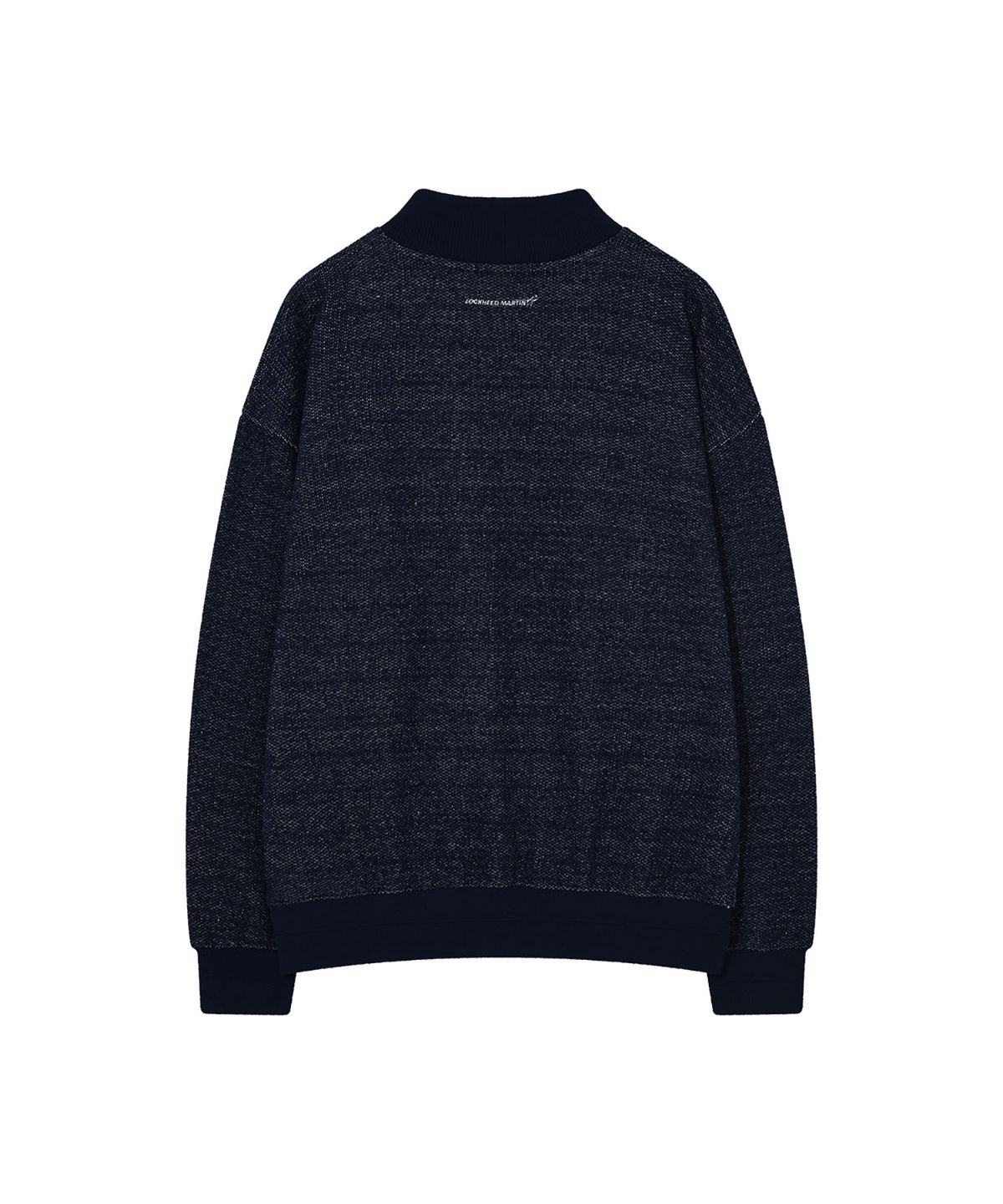 록히드마틴(LOCKHEED MARTIN) LM SMALL LOGO HALF-NECK KNITTED TS (NAVY)
