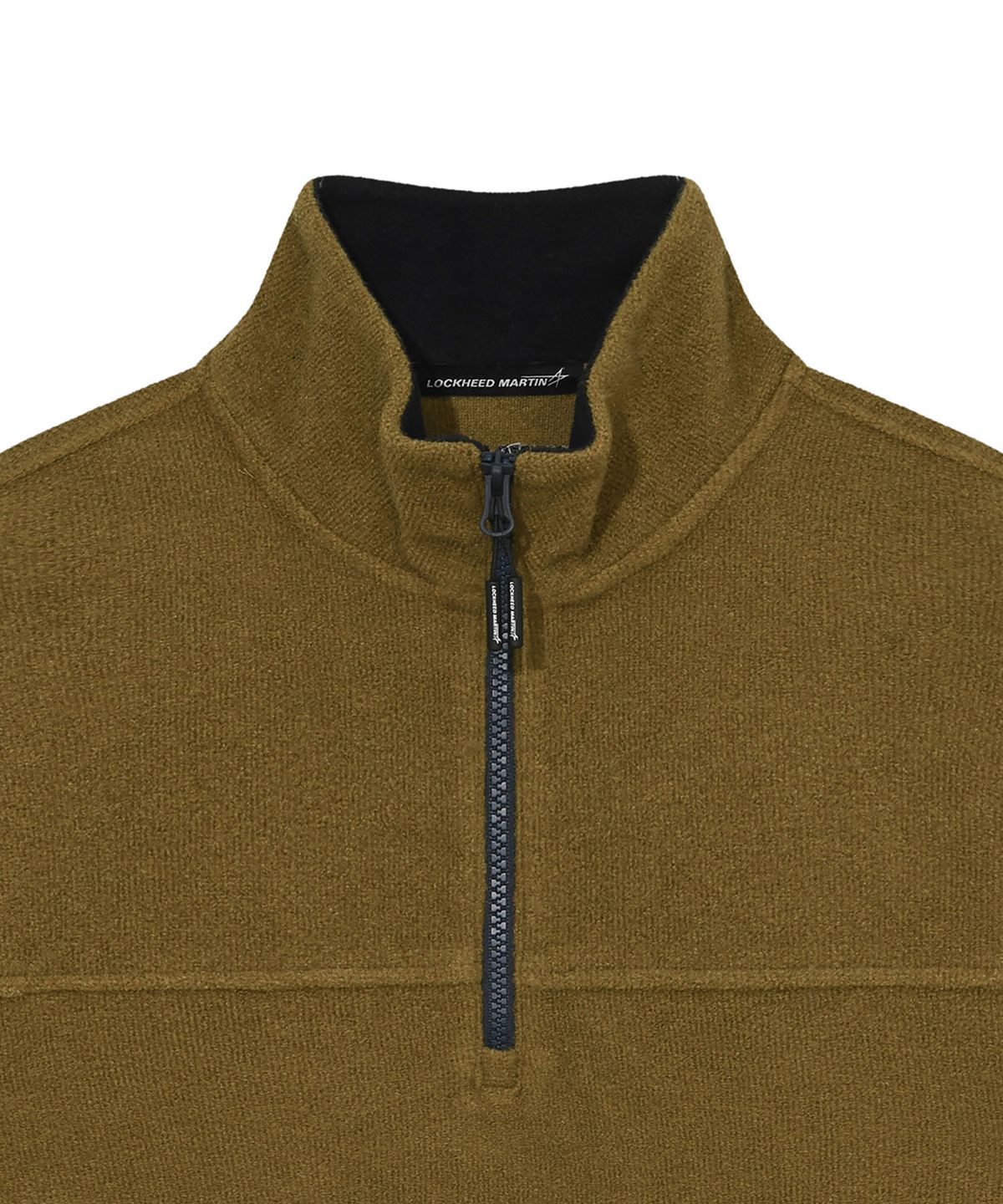 록히드마틴(LOCKHEED MARTIN) KNITTED HALF ZIP-UP TS (MUSTARD)