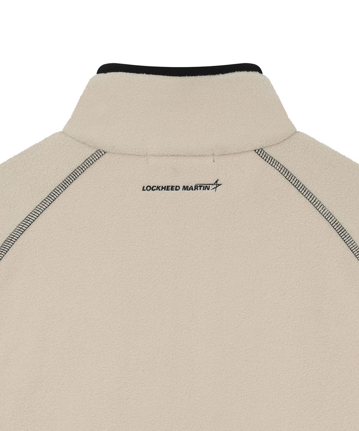 록히드마틴(LOCKHEED MARTIN) STITCH POINT FLEECE HALF ZIP-UP TS (IVORY)