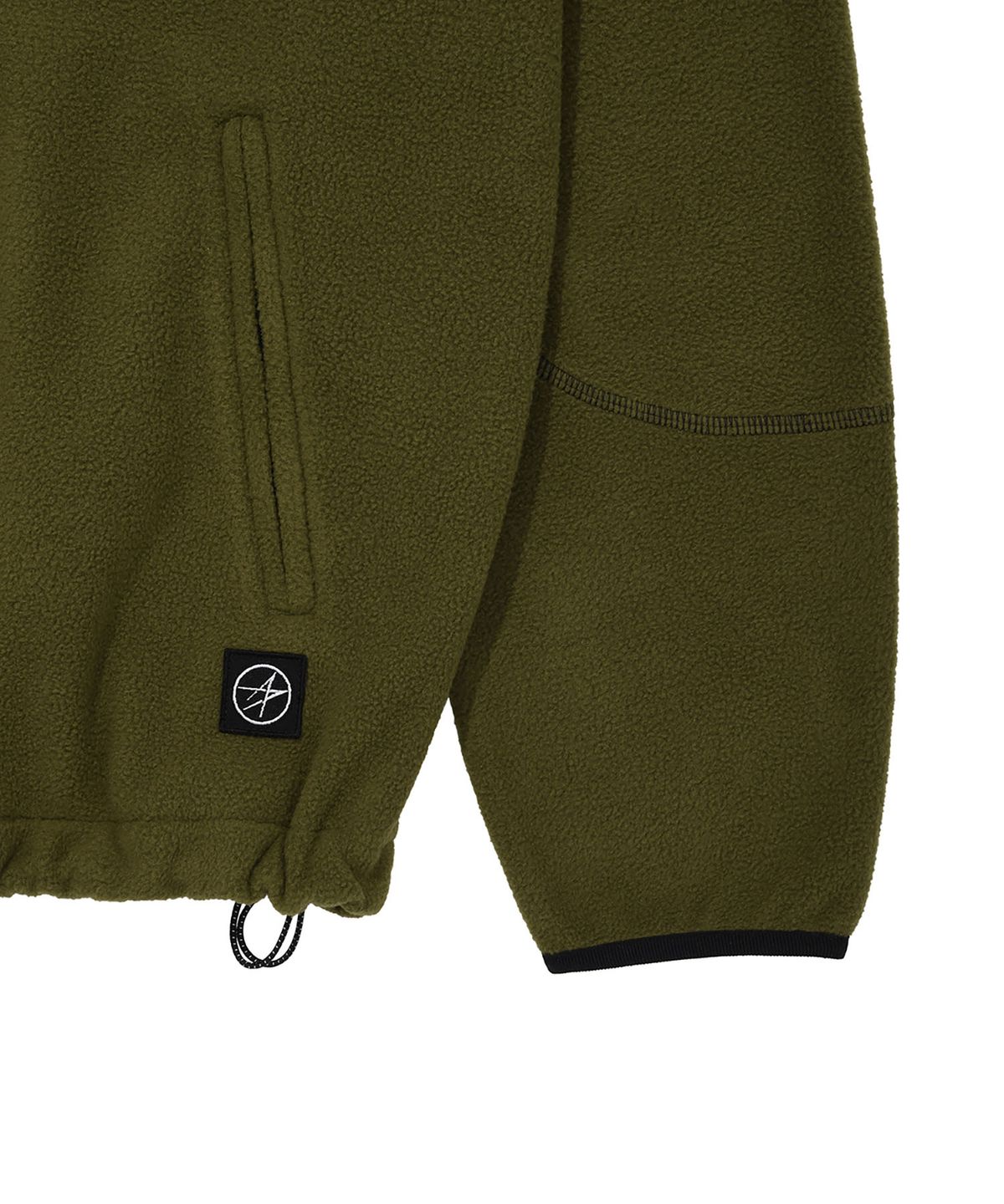 록히드마틴(LOCKHEED MARTIN) STITCH POINT FLEECE HALF ZIP-UP TS (KHAKI)
