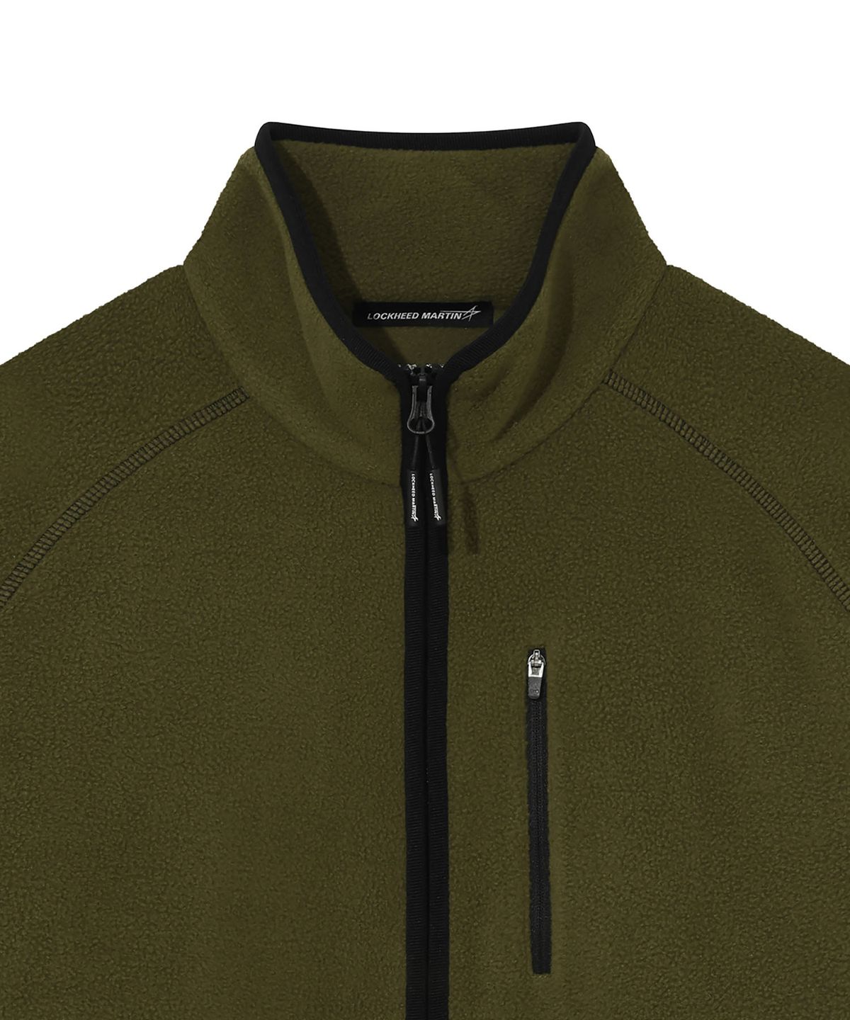 록히드마틴(LOCKHEED MARTIN) STITCH POINT FLEECE HALF ZIP-UP TS (KHAKI)