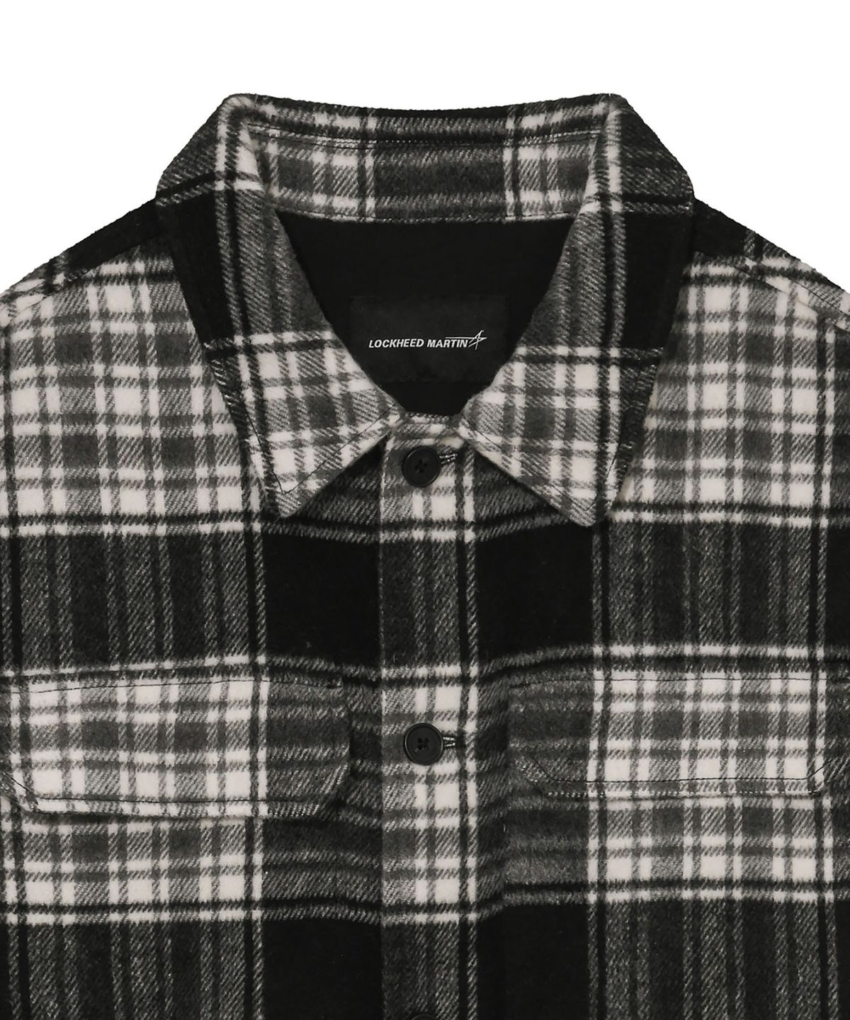 록히드마틴(LOCKHEED MARTIN) BRUSHED CHECK PATTERN SHIRTS (GREY)