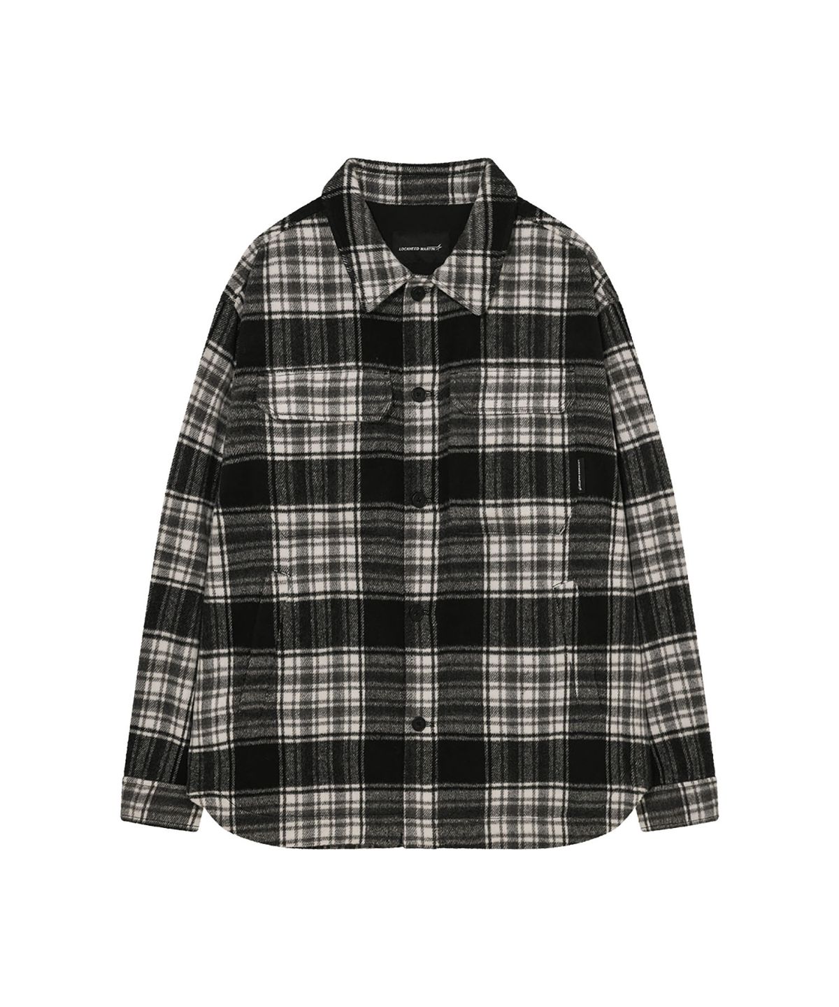 록히드마틴(LOCKHEED MARTIN) BRUSHED CHECK PATTERN SHIRTS (GREY)