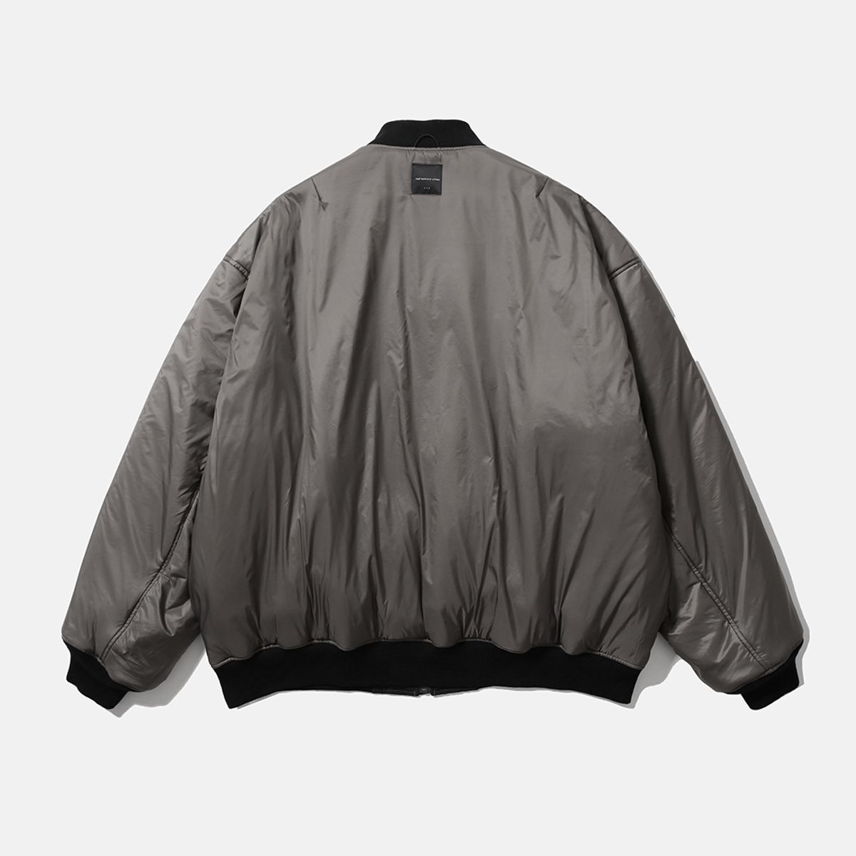 모이프(MOIF) [AW25] REVERSIBLE FLIGHT JACKET / BLACK/STONE
