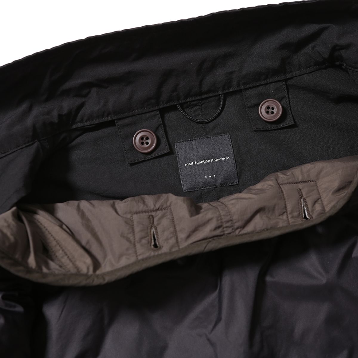 모이프(MOIF) [AW25] MIL LINER JACKET / BLACK