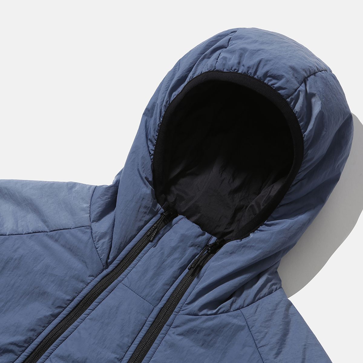 모이프(MOIF) [AW25] DOUBLE-ZIP INSULATED PARKA(Ver.2) / STEEL BLUE
