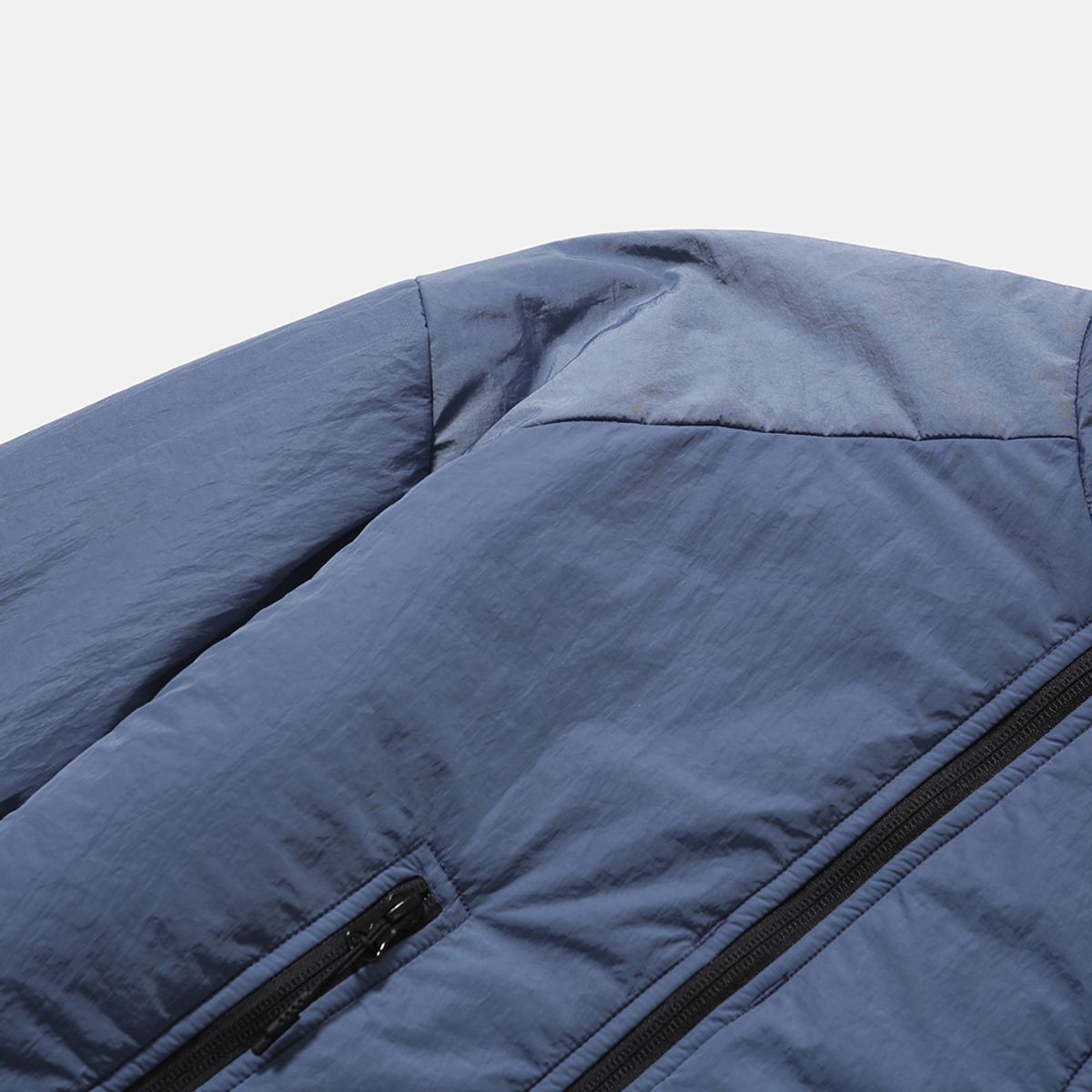 모이프(MOIF) [AW25] DOUBLE-ZIP INSULATED PARKA(Ver.2) / STEEL BLUE