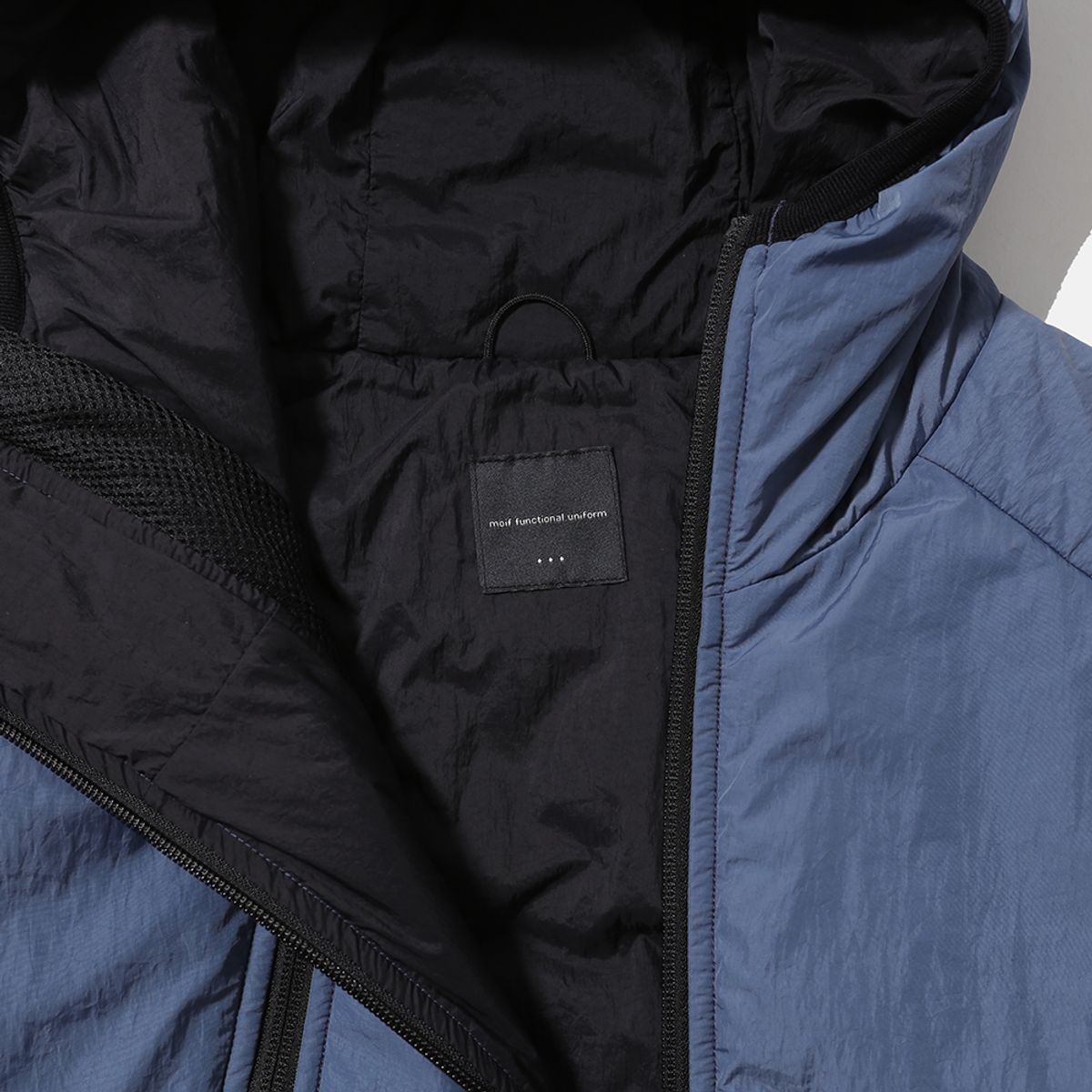 모이프(MOIF) [AW25] DOUBLE-ZIP INSULATED PARKA(Ver.2) / STEEL BLUE