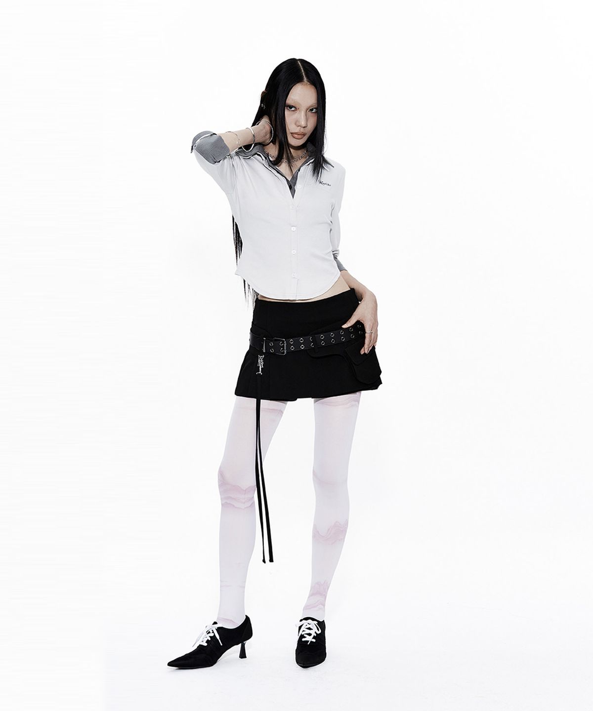 카시코(KASHIKO) Pink Mountain Tights