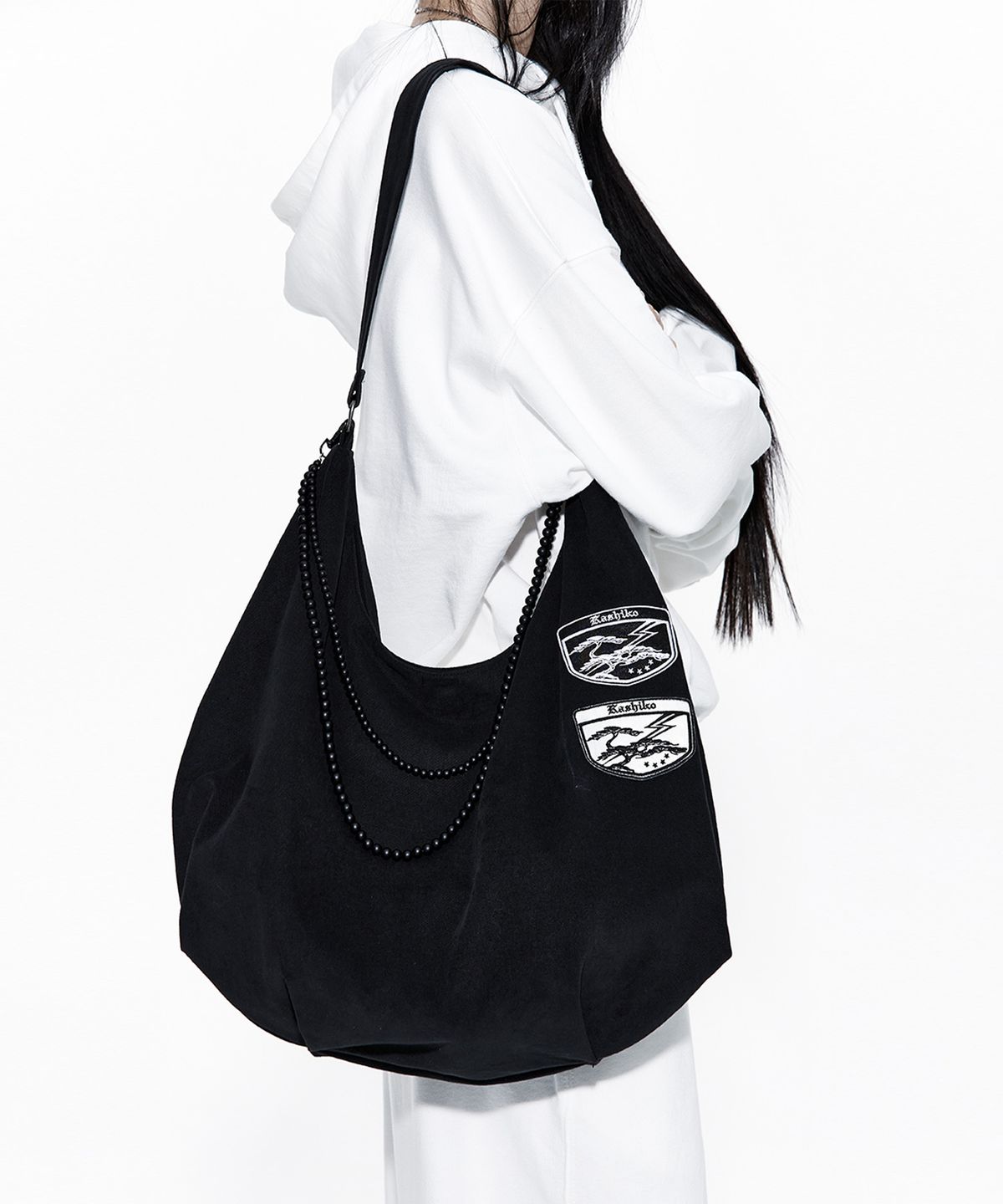 카시코(KASHIKO) Ball Chain Bag Black