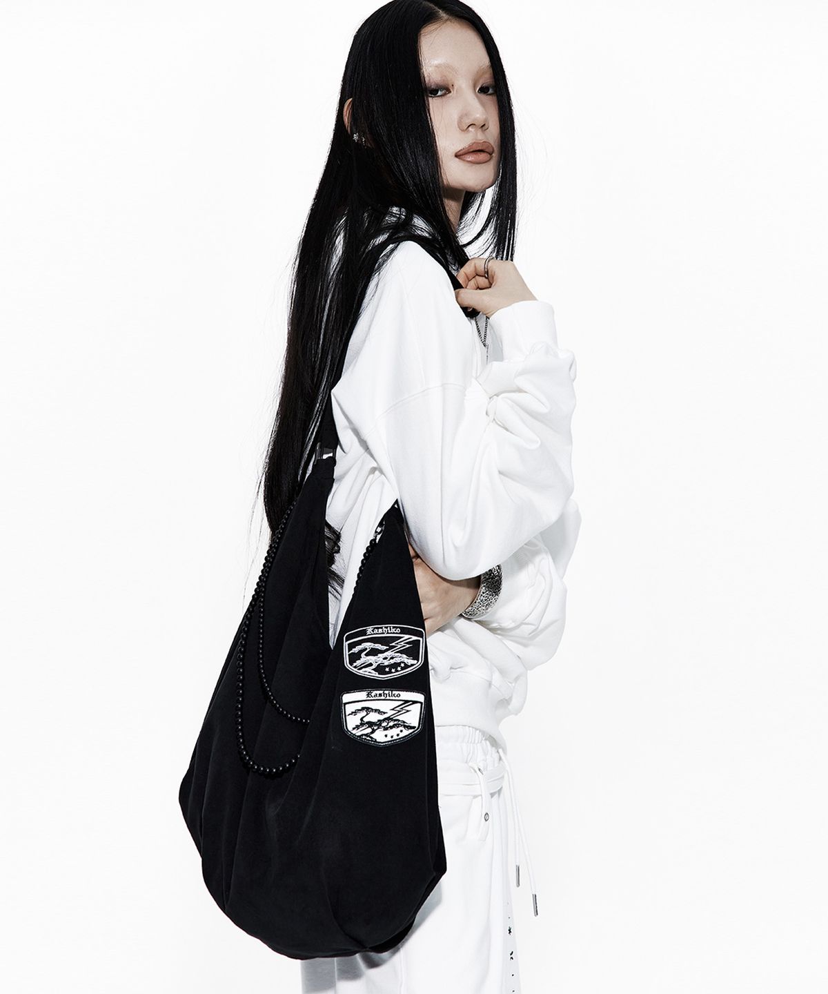 카시코(KASHIKO) Ball Chain Bag Black