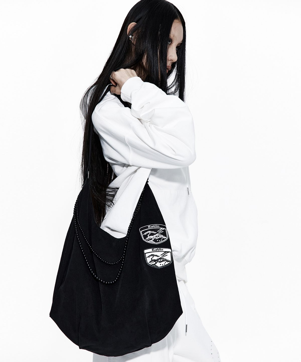 카시코(KASHIKO) Ball Chain Bag Black