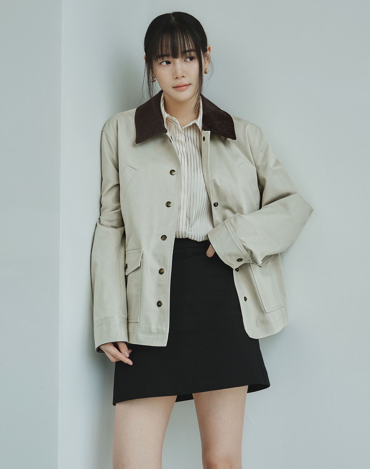 지에마르(GIEMAR) CORDUROY WORK JACKET 코듀로이 워크 자켓