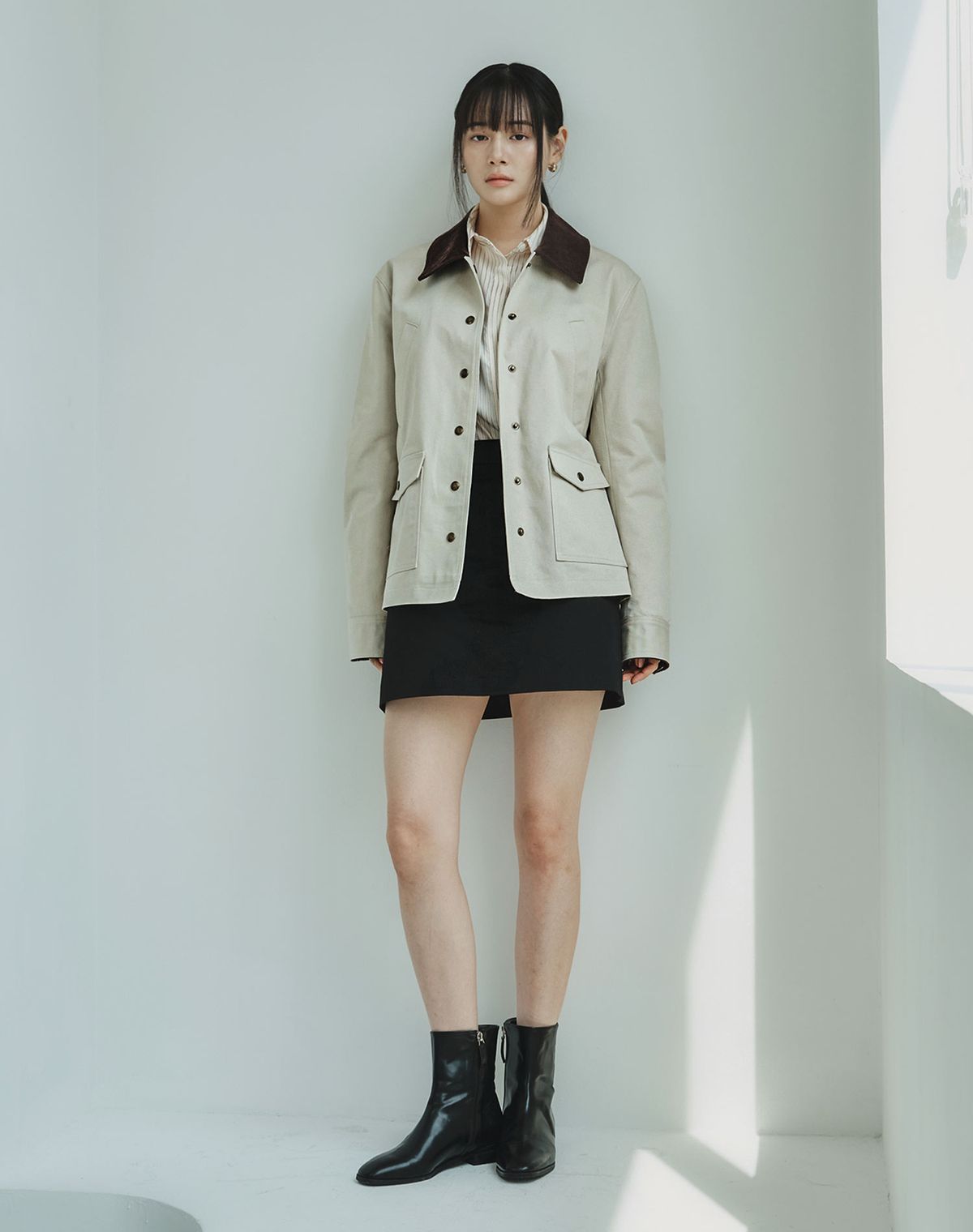 지에마르(GIEMAR) CORDUROY WORK JACKET 코듀로이 워크 자켓
