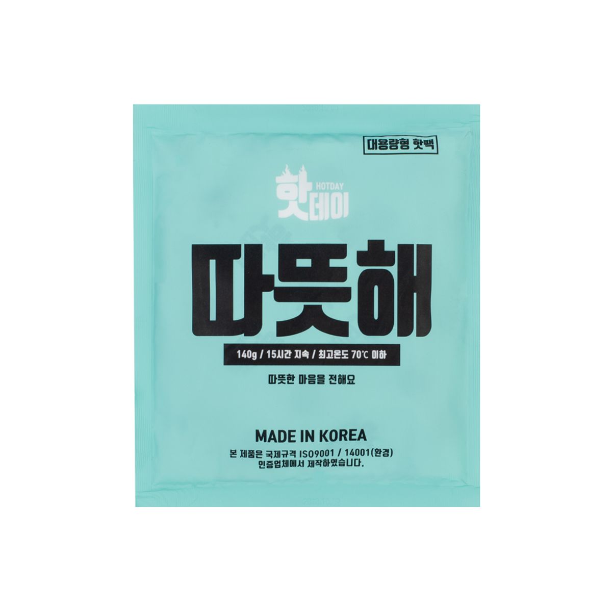 핫데이(HOTDAY) 감성디자인 핫팩 포켓타입 대용량형 140g 100매