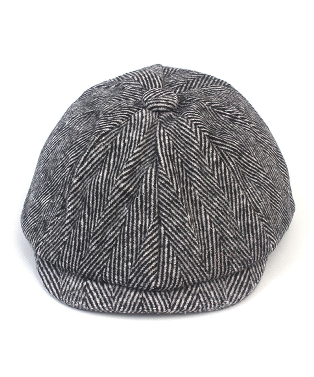 유니버셜 케미스트리(UNIVERSAL CHEMISTRY) Herringbone Wool Gray Banding Huntingcap 헌팅캡