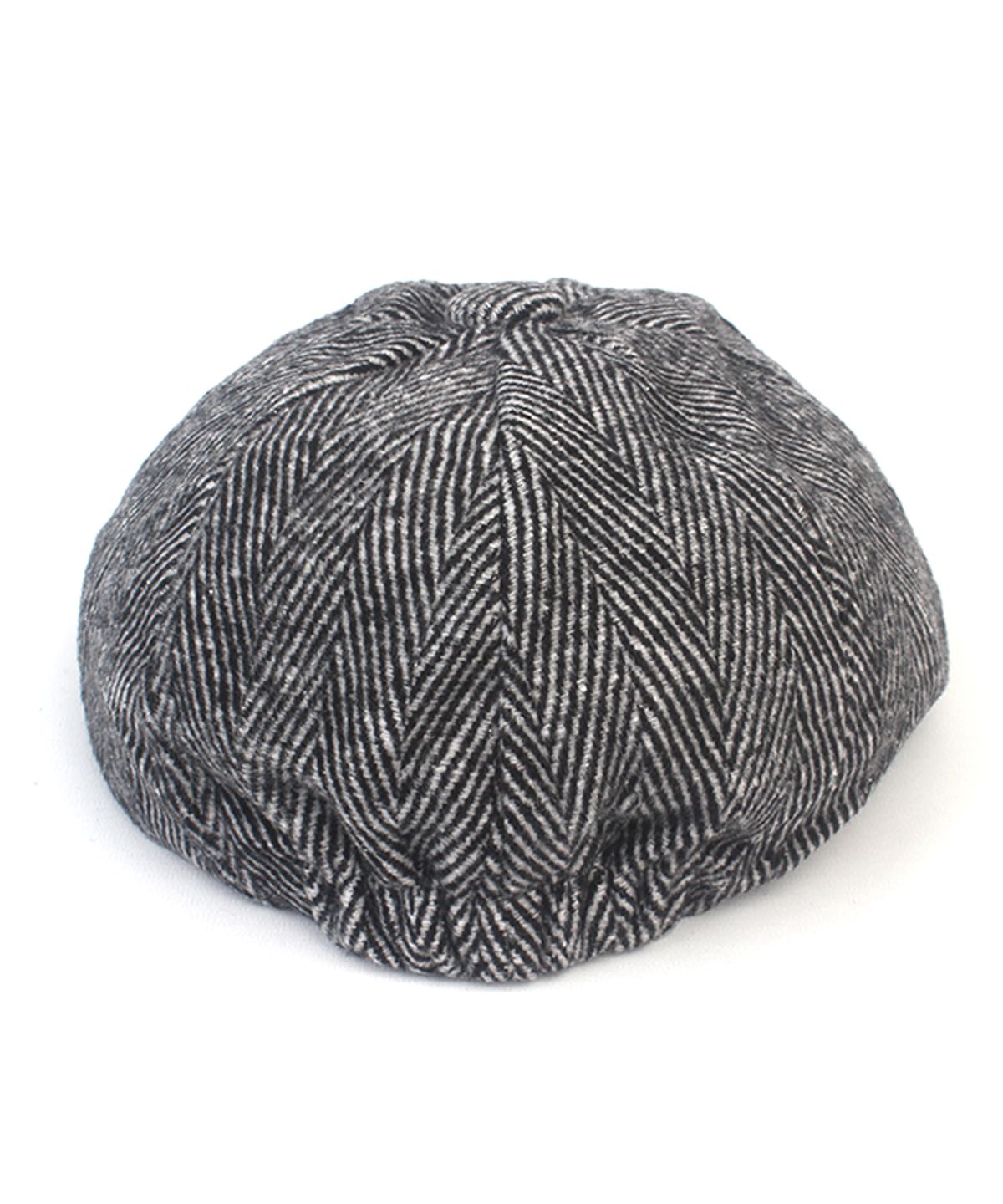 유니버셜 케미스트리(UNIVERSAL CHEMISTRY) Herringbone Wool Gray Banding Huntingcap 헌팅캡