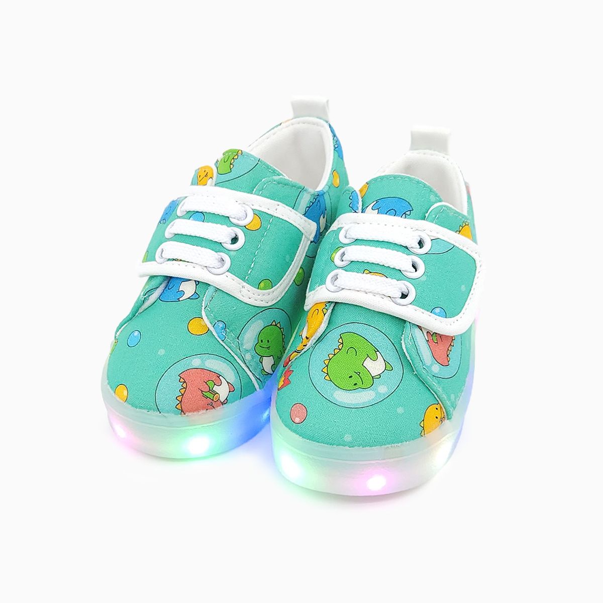 베이비솔(BABYSOLE) 버블드래곤 LED 운동화