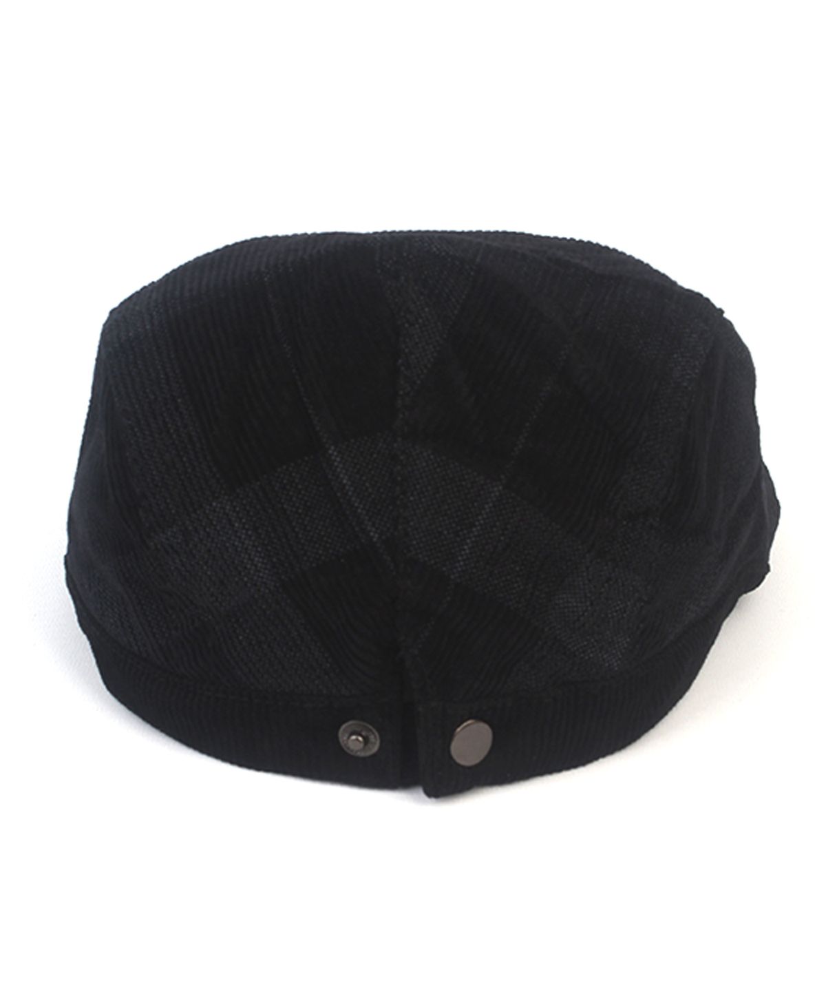 유니버셜 케미스트리(UNIVERSAL CHEMISTRY) Corduroy Tartancheck Black Huntingcap 헌팅캡