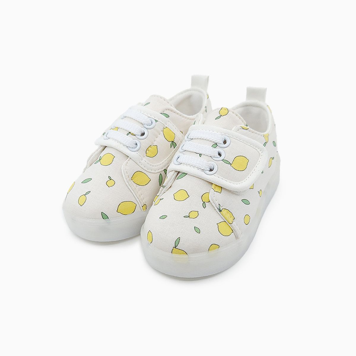 베이비솔(BABYSOLE) 레몬팝 LED 운동화