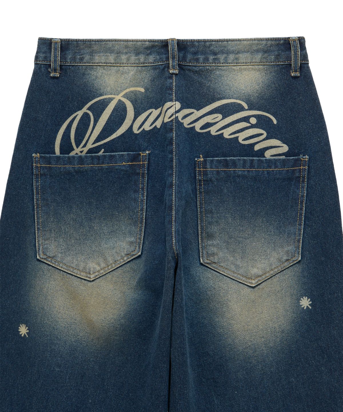 단델(DANDEL) DD dandelion wide denim pants (DEEP INDIGO)
