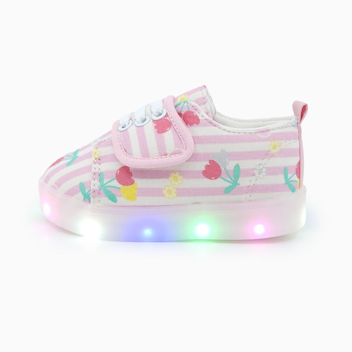베이비솔(BABYSOLE) 버블튤립 LED 운동화