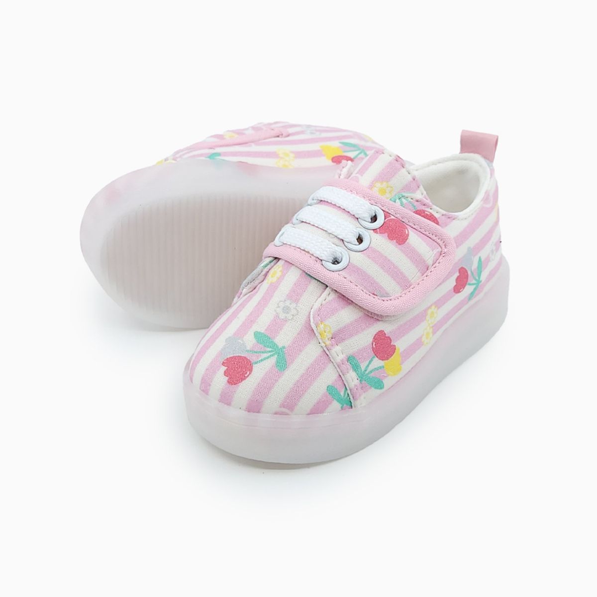 베이비솔(BABYSOLE) 버블튤립 LED 운동화