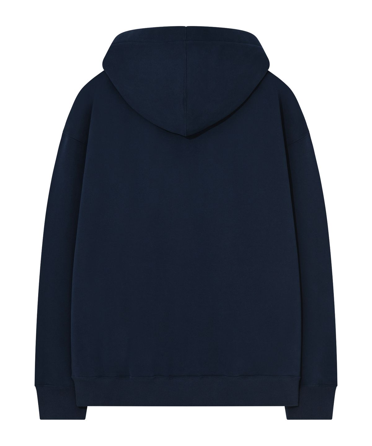 커버낫(COVERNAT) 스몰 로고 기모 후디 Navy
