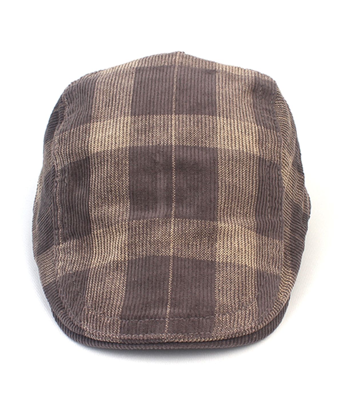 유니버셜 케미스트리(UNIVERSAL CHEMISTRY) Corduroy Tartancheck Gray Huntingcap 헌팅캡