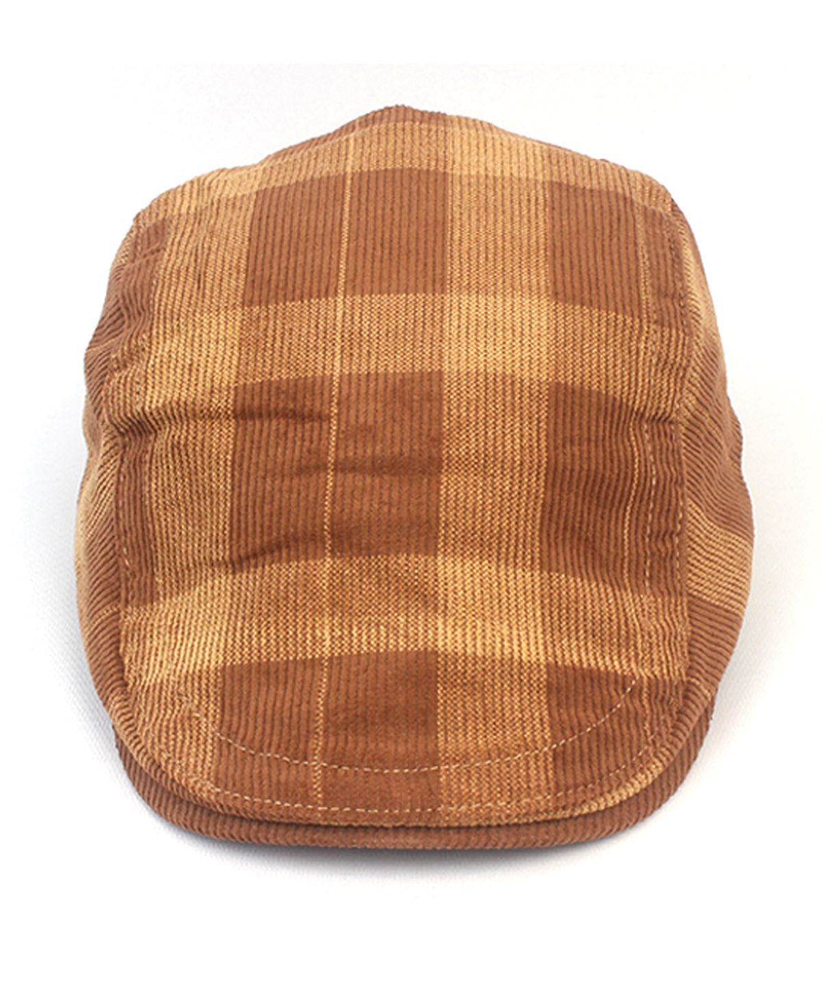 유니버셜 케미스트리(UNIVERSAL CHEMISTRY) Corduroy Tartancheck Beige Huntingcap 헌팅캡
