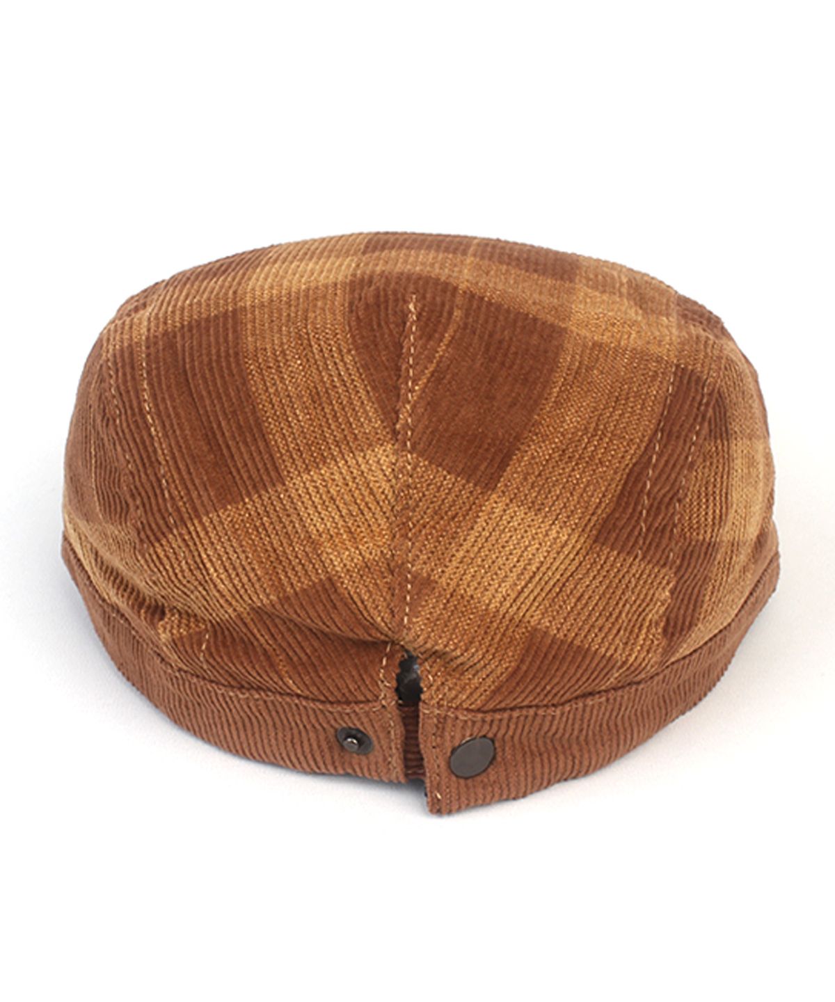 유니버셜 케미스트리(UNIVERSAL CHEMISTRY) Corduroy Tartancheck Beige Huntingcap 헌팅캡