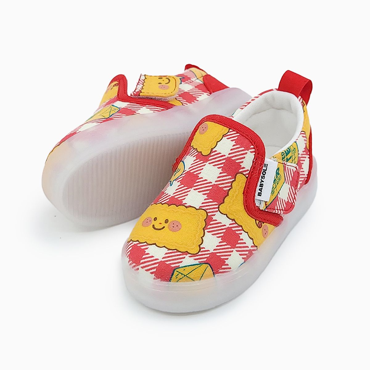 베이비솔(BABYSOLE) 버터체크 LED 슬립온