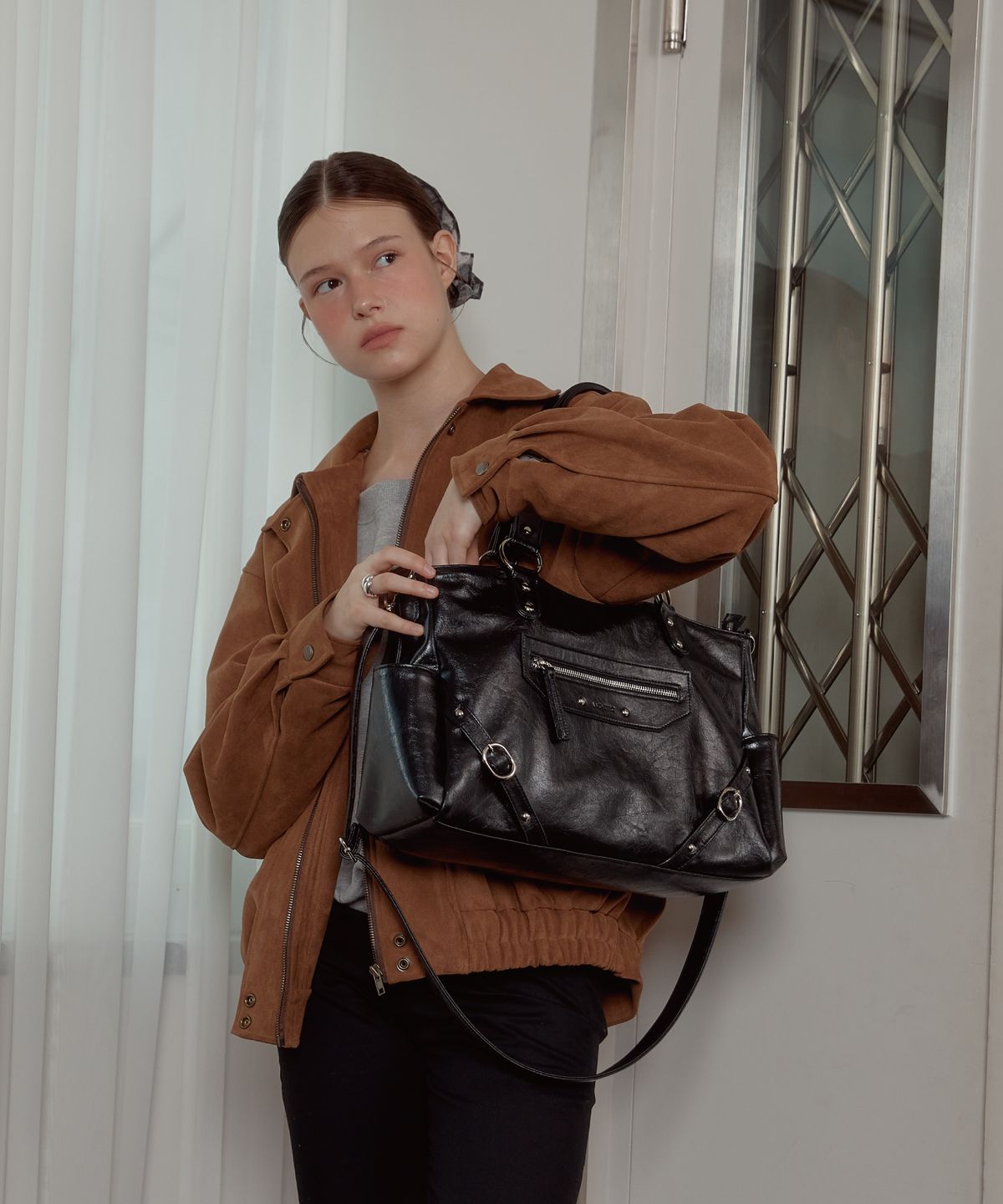 아노에틱(ANOETIC) ANC STUD RING BAG_10COLOR