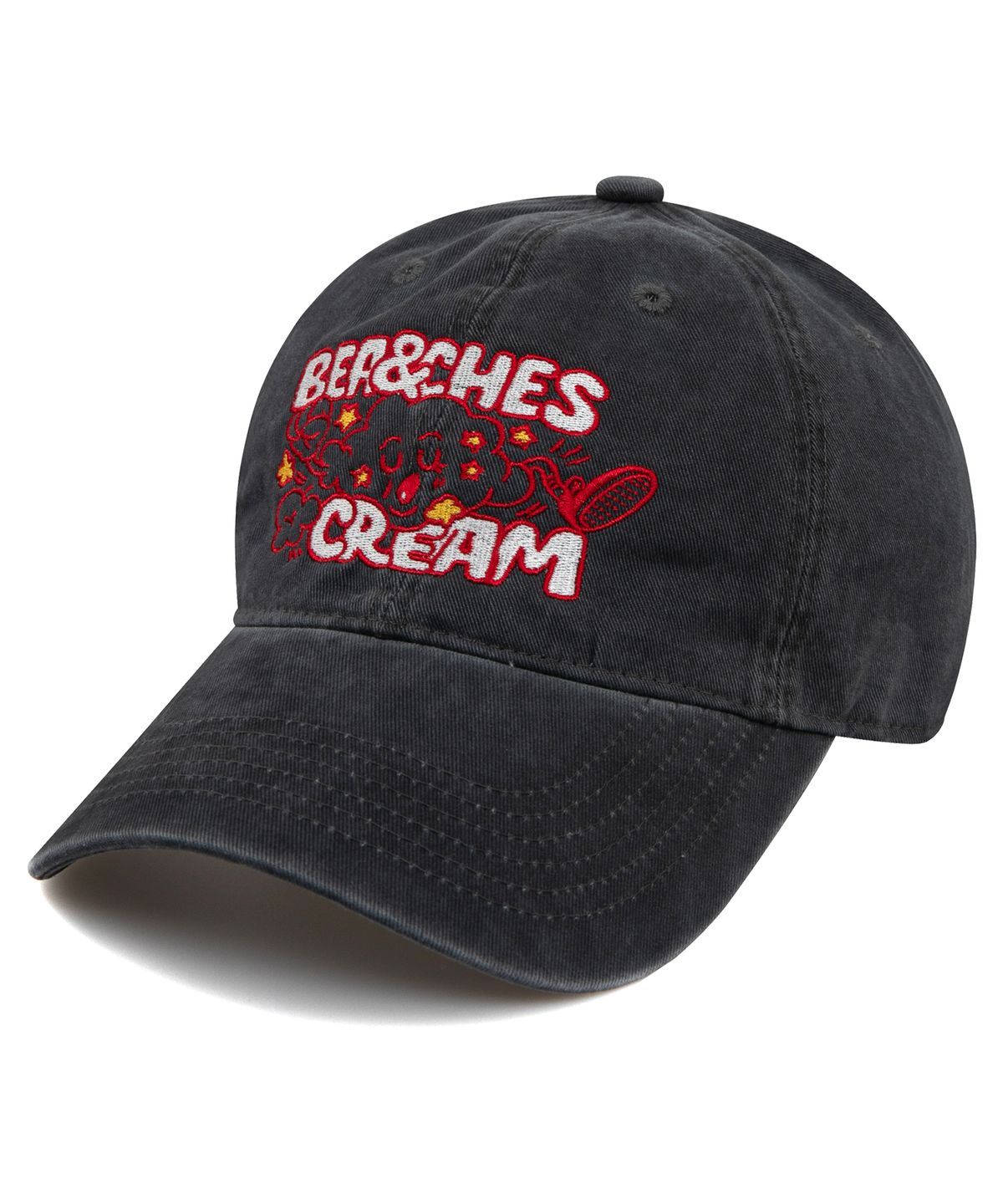 비치스앤크림(BEACHESANDCREAM) Cloud Cation Ball cap-Charcoal